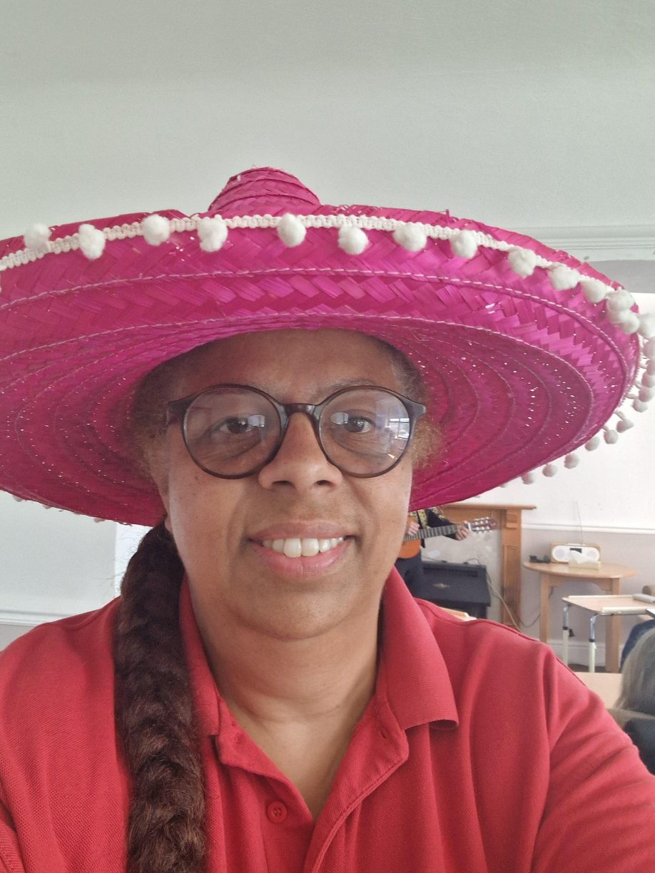 Fairways Nursing Home resident celebrating International Tea Day with festive, themed activities, promoting well-being and high quality of life